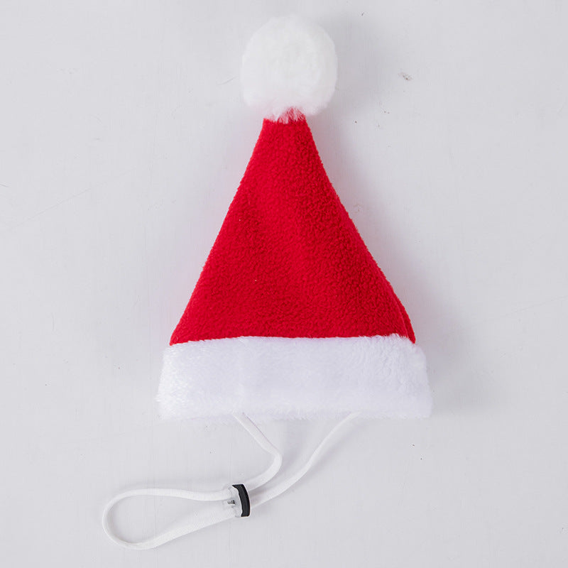 Pet Cat and Dog Hat Headwear Christmas Scarf Cloak Transformation Cloak Christmas Pet Clothes