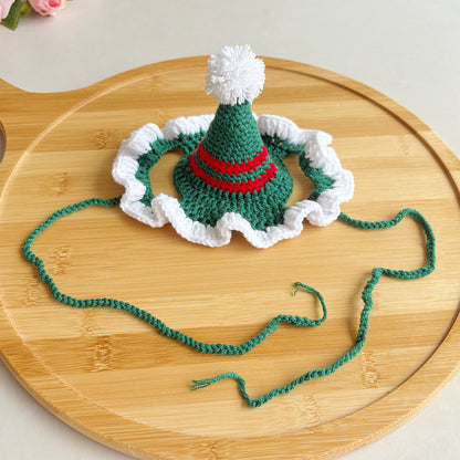 Pet Christmas Hats for Cats and Dogs, Headgear and Woolen Accessories