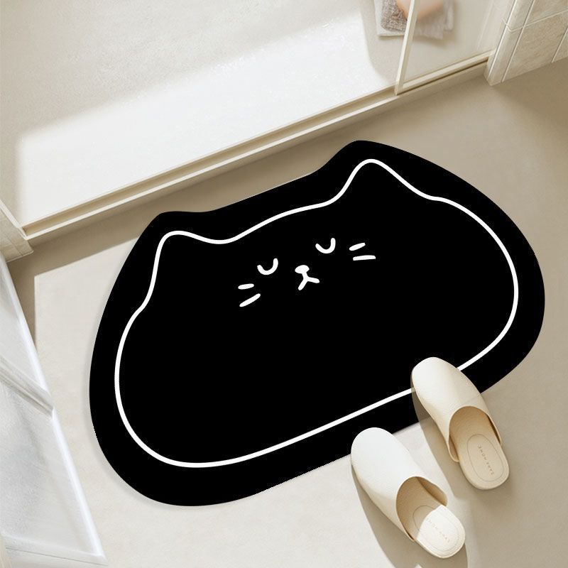 3D Animal Doormat, Cute Dog & Cat Door Mat, Funny Pet Entrance Rug for Bedroom Bathroom Home Decor