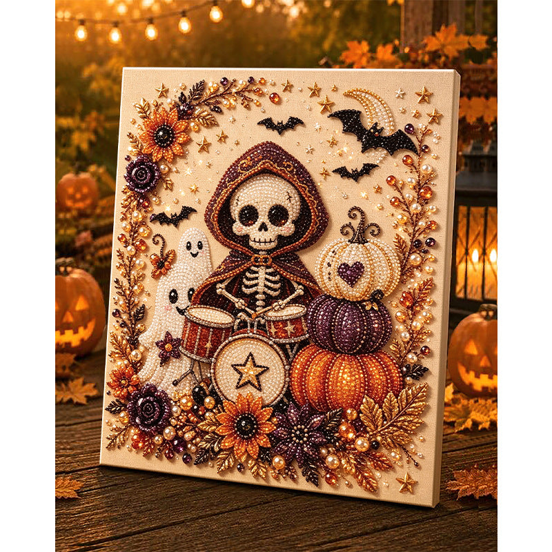 Pearl Painting Handmade DIY Diamond Painting Full Diamond Independence Day Halloween Pearl Decorative Painting