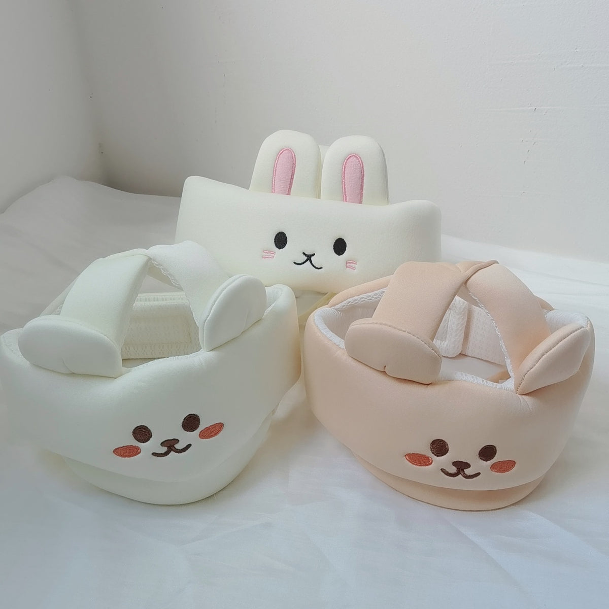 Baby Anti-Fall Helmet, Toddler Learning-to-Walk Cap, Children's Head Protection Safety Cap, Cute Cartoon Breathable Mesh