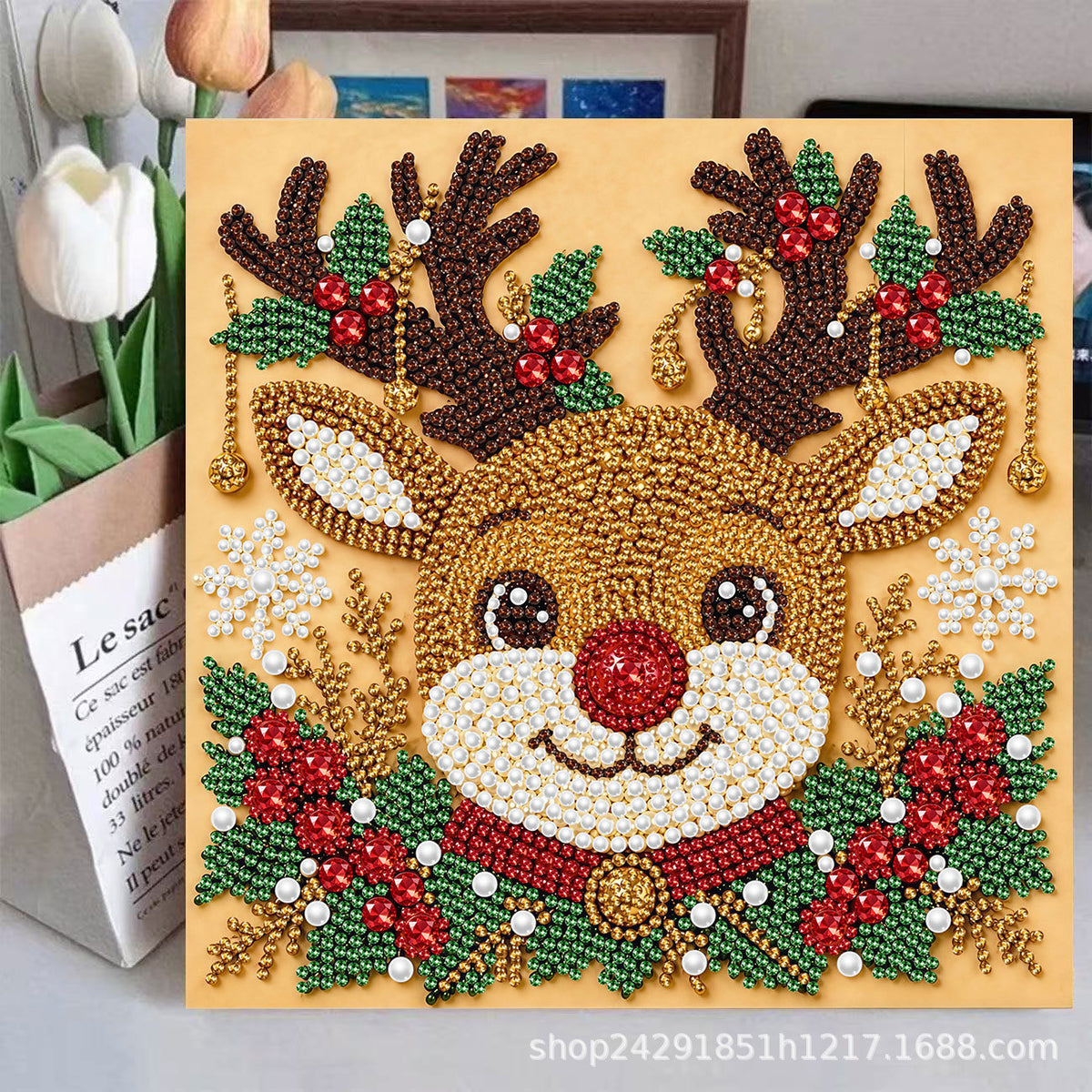 3D Pearl Art DIY Kit – Creative Bead Painting Activity & Wall Decor