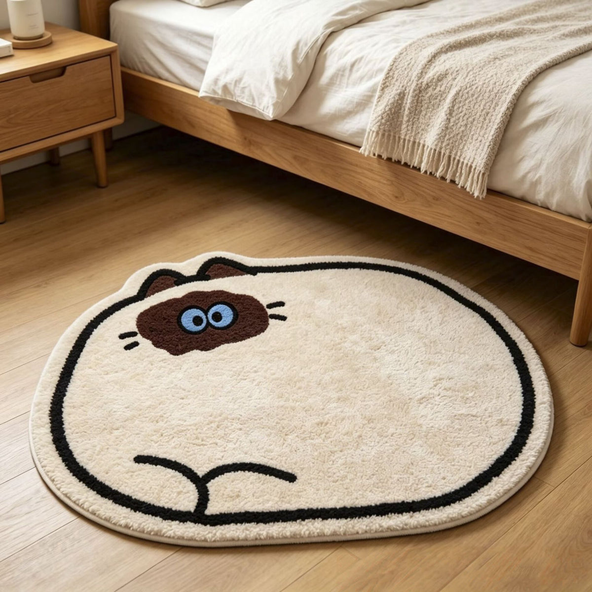Cute Animal Door Mat, 3D Dog Printed Doormat, Funny Puppy Rug for Bedroom Bathroom & Entrance Decor