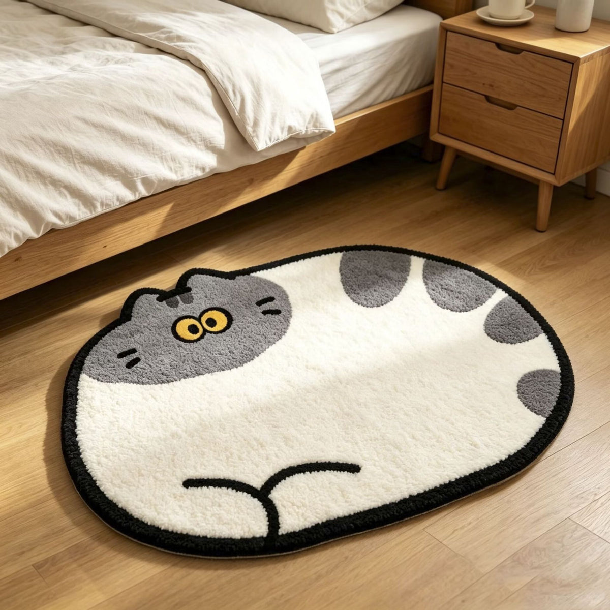 Cute Animal Door Mat, 3D Dog Printed Doormat, Funny Puppy Rug for Bedroom Bathroom & Entrance Decor