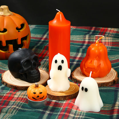 Halloween Ghost Scented Candles, Atmospheric Souvenirs, Holiday Gift Decorations, Smokeless Fragrance Candles