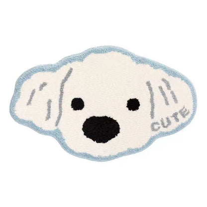 Cute Cat Bedroom Bedside Blanket Bathroom Bathroom Kitchen Waterproof Non-Slip Quick-Drying Foot Mat Imitation Cashmere Floor Mat