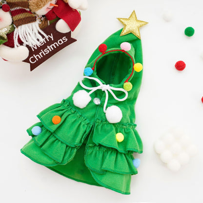 Christmas Pet Cape, Funny Pet Costume Clothing, Cute Small Dog Cat Christmas Cape, Pet Lover Gift