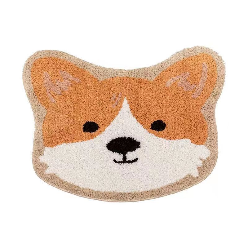Cute Cat Bedroom Bedside Blanket Bathroom Bathroom Kitchen Waterproof Non-Slip Quick-Drying Foot Mat Imitation Cashmere Floor Mat