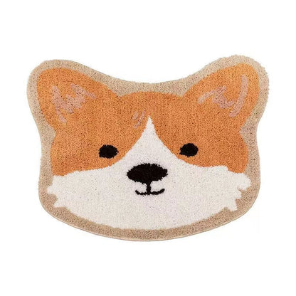 Cute Cat Bedroom Bedside Blanket Bathroom Bathroom Kitchen Waterproof Non-Slip Quick-Drying Foot Mat Imitation Cashmere Floor Mat