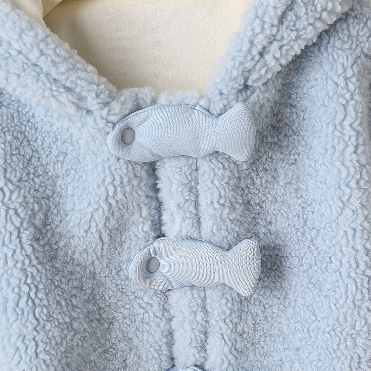 Adorable Elephant Newborn Cloak – Soft Baby Romper for Infants and Toddlers