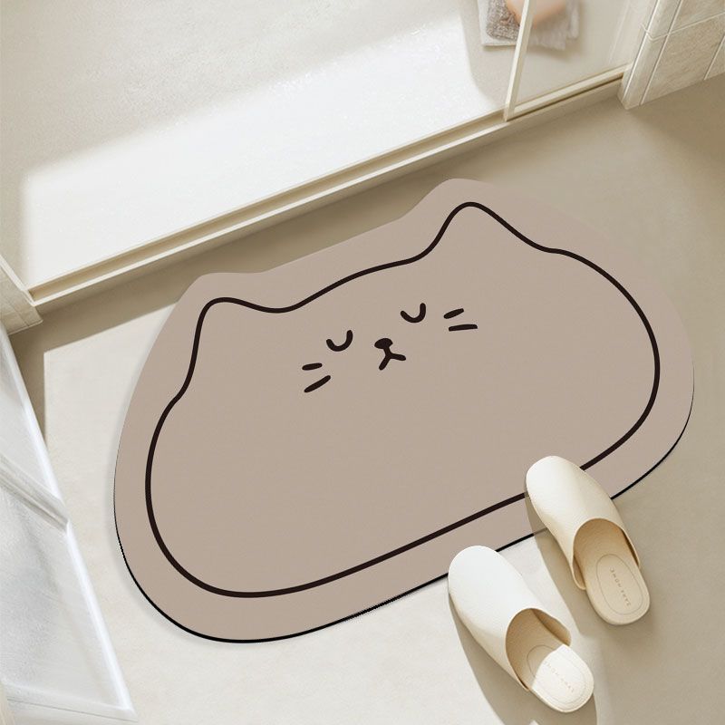 3D Animal Doormat, Cute Dog & Cat Door Mat, Funny Pet Entrance Rug for Bedroom Bathroom Home Decor