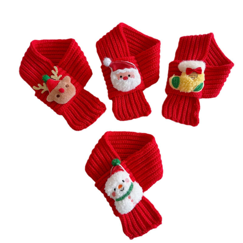 Cat Clothes Scarf Autumn and Winter Decoration Dress up Dog Christmas Cat Kitten Pet Winter Scarf Warm Knitted