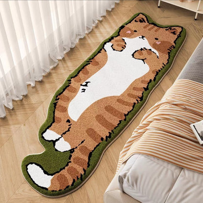 Cat Imitation Cashmere Carpet Bedroom Skin-Friendly Bedside Blanket Bay Window Mat Living Room Carpet