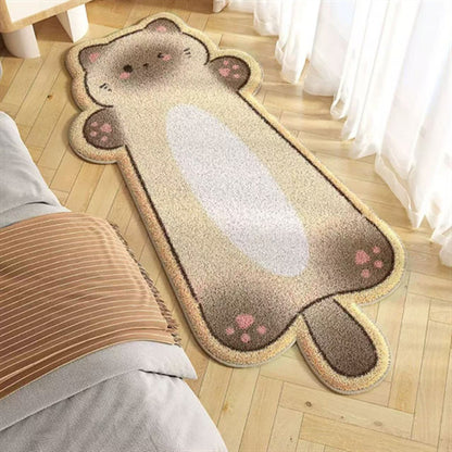 Cat Imitation Cashmere Carpet Bedroom Skin-Friendly Bedside Blanket Bay Window Mat Living Room Carpet