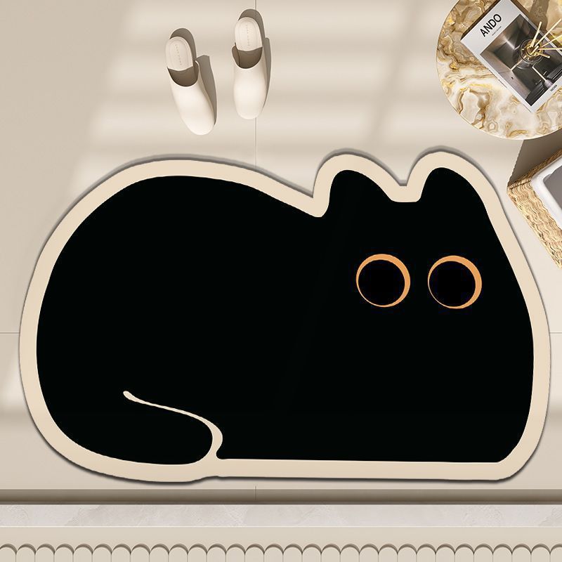 3D Animal Doormat, Cute Dog & Cat Door Mat, Funny Pet Entrance Rug for Bedroom Bathroom Home Decor