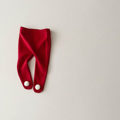 Baby Christmas Outfit for Autumn and Winter, Infant and Toddler One-Piece Fleece-Lined Thickened Romper for Warmth