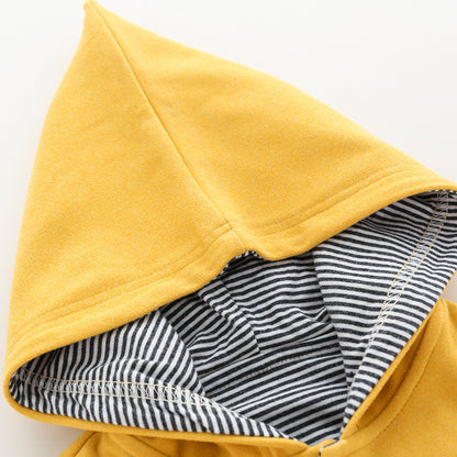 Baby Yellow Cloak – Cute Soft Romper Costume for Newborns and Toddlers