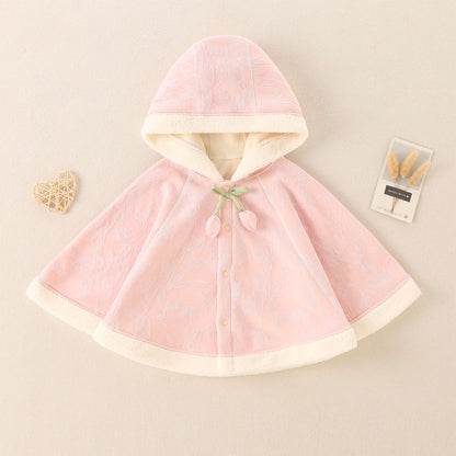 Cute Baby Cloak Outfit – Soft Cozy Jumpsuit for Newborns and Toddlers