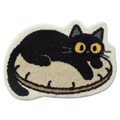 Imitation Cashmere Floor Mat for Home Bathroom Entrance, Soft Absorbent Foot Mat