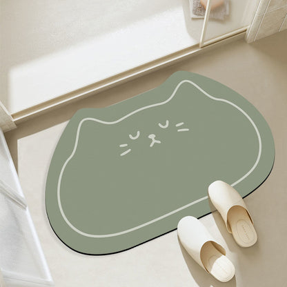 3D Animal Doormat, Cute Dog & Cat Door Mat, Funny Pet Entrance Rug for Bedroom Bathroom Home Decor
