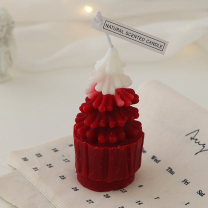 Holiday Scented Candles – Christmas Tree & Star Decorative Candles