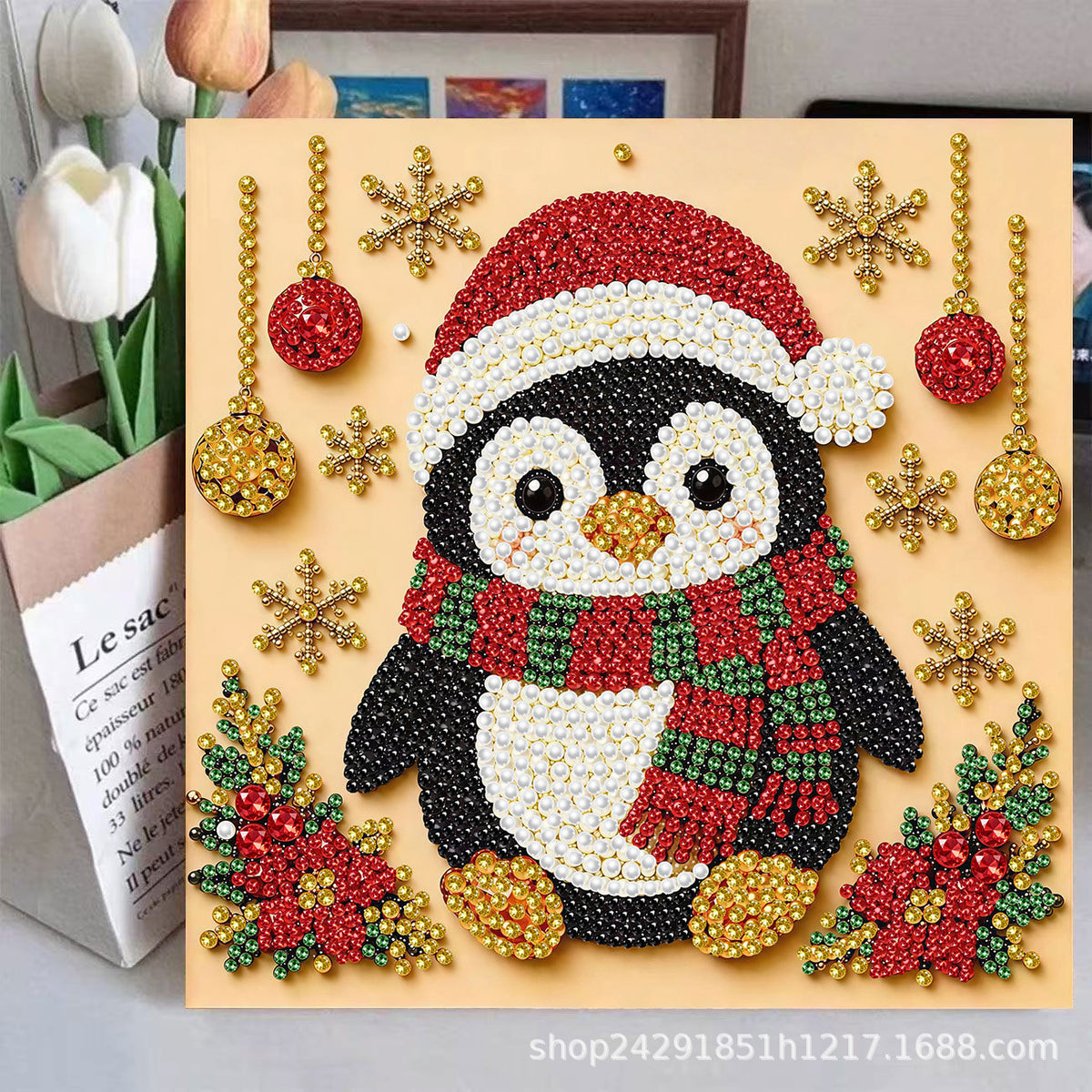 3D Pearl Art DIY Kit – Creative Bead Painting Activity & Wall Decor