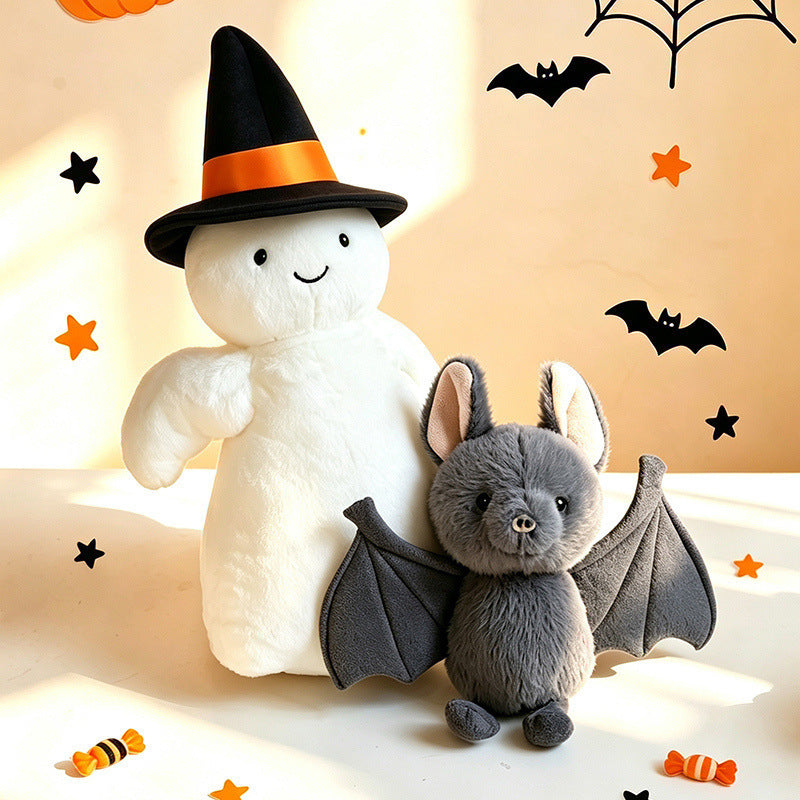 Doll Halloween Series Bat Doll Plush Toy Candle Ghost Halloween Decoration