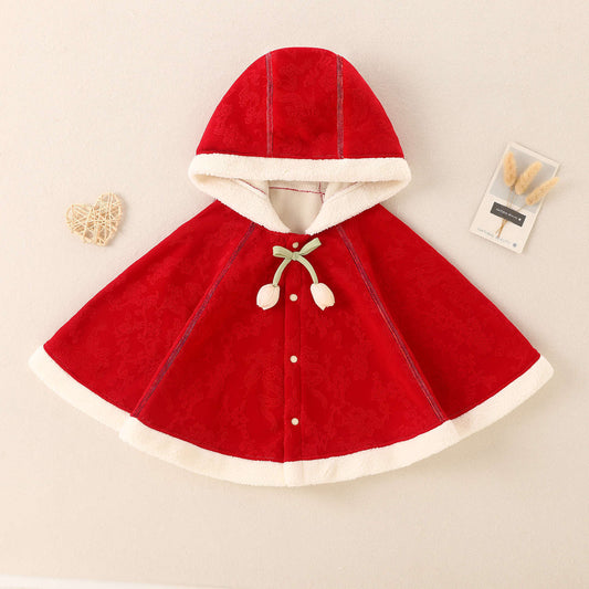 Cute Baby Cloak Outfit – Soft Cozy Jumpsuit for Newborns and Toddlers