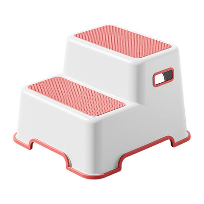 2-Step Toddler Step Stool – Anti-Slip Kids Bathroom & Potty Training Stool
