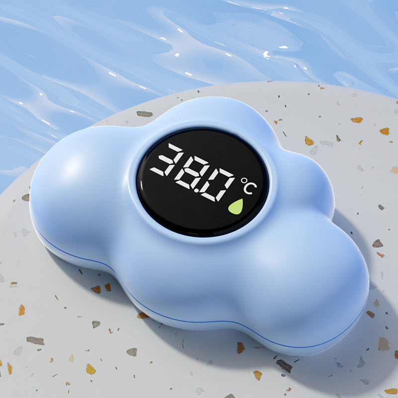 Baby Bath Thermometer – Digital Floating Water Temperature Monitor with 3-Color Alert