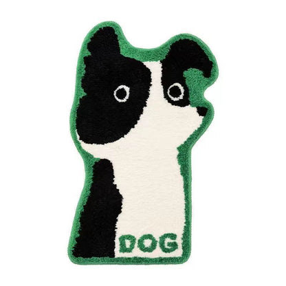 Cute Cat Bedroom Bedside Blanket Bathroom Bathroom Kitchen Waterproof Non-Slip Quick-Drying Foot Mat Imitation Cashmere Floor Mat