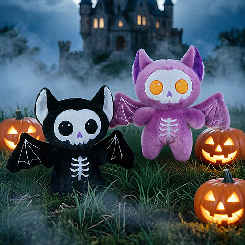 Halloween Bat Plush Toy Creative Dark Cute Bat Doll Gift for Friends