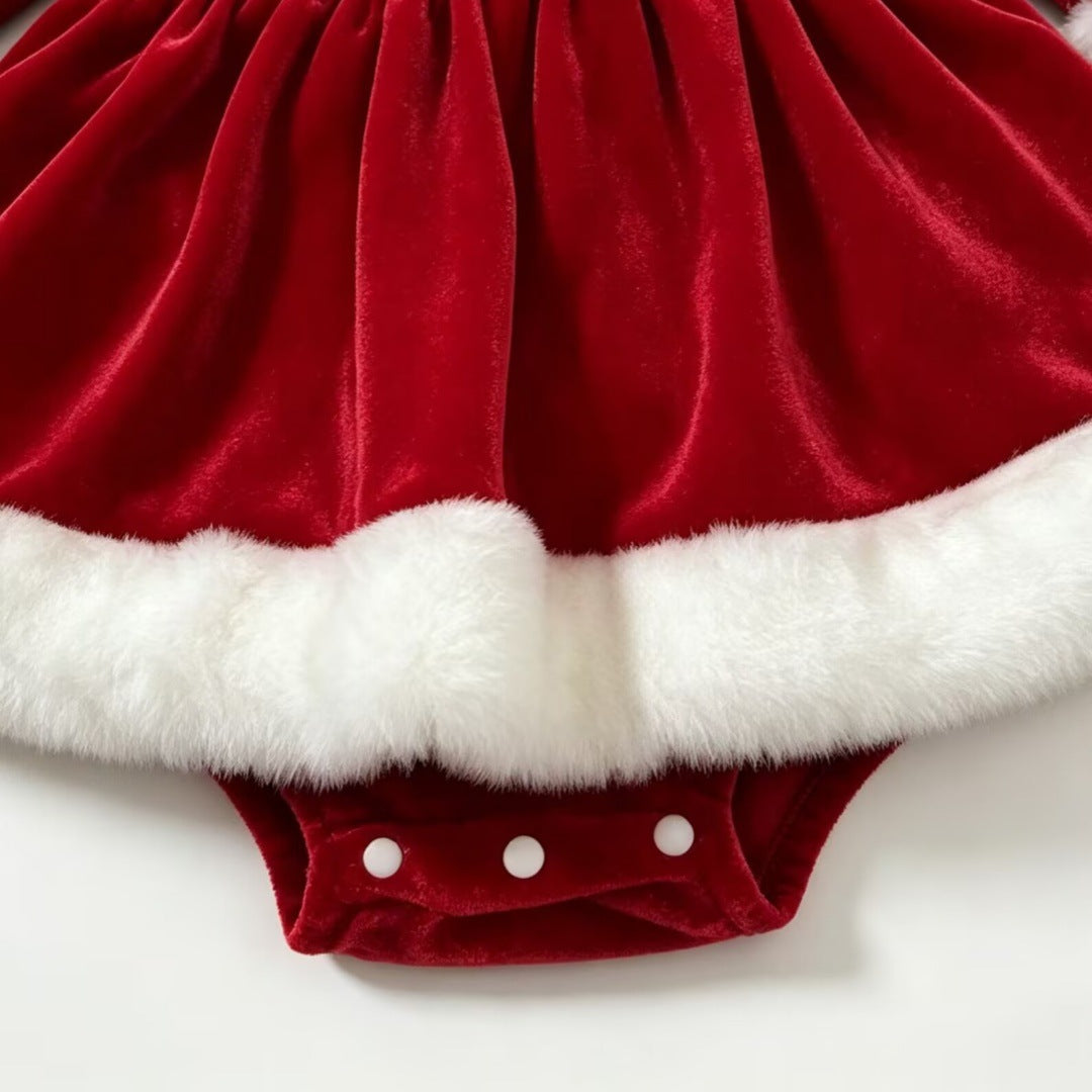 Cute Baby Costume Jumpsuit – Soft Cozy Christmas Outfit for Infants and Toddlers