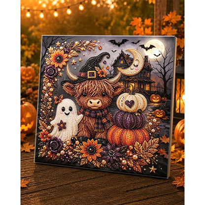 Pearl Painting Handmade DIY Diamond Painting Full Diamond Independence Day Halloween Pearl Decorative Painting