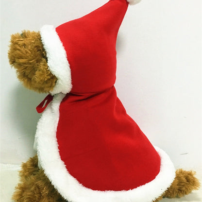 Christmas Costume Shawl Cape Pet Clothes Christmas Halloween Big Dog Christmas Costume Pet Clothing