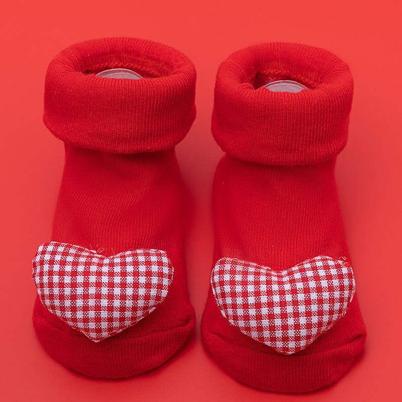 Newborn Baby Socks, Cute Christmas Baby Gift, Baby A-Grade Cotton Sock