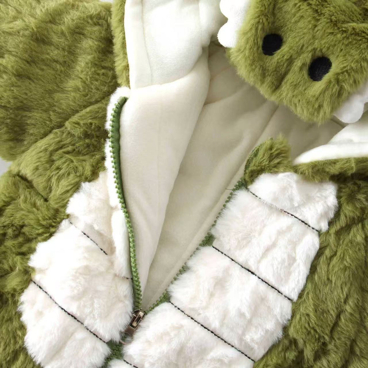 Adorable Baby Hooded Jumpsuit – Cozy Rabbit Fleece Romper for Babies & Toddlers