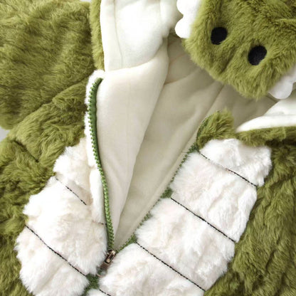 Adorable Baby Hooded Jumpsuit – Cozy Rabbit Fleece Romper for Babies & Toddlers