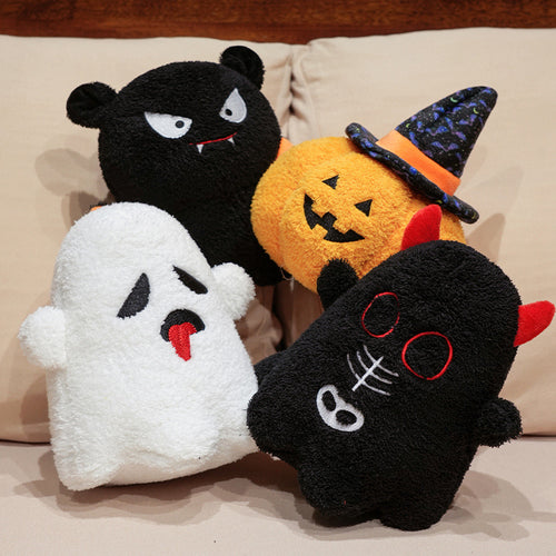 Funny Halloween Pumpkin Pillow Stuffed Toy Ghost Devil Doll Doll Activity Props Gifts for Boys and Girls