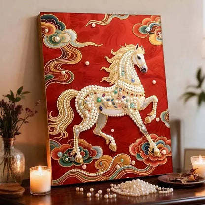 DIY Pearl Painting Kit – Relaxing Beaded Art Craft for Adults & Kids