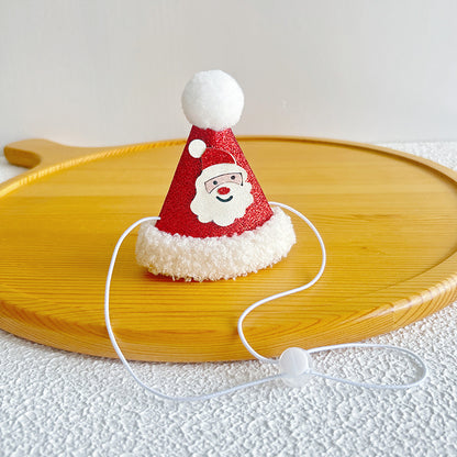 Pet Christmas Hats for Cats and Dogs, Headgear and Woolen Accessories