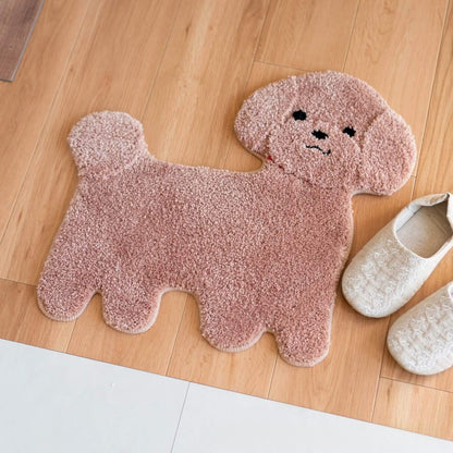 Cute Animal Alien Cashmere Mat Bathroom Toilet Water Absorbent Quick-drying Foot Mat