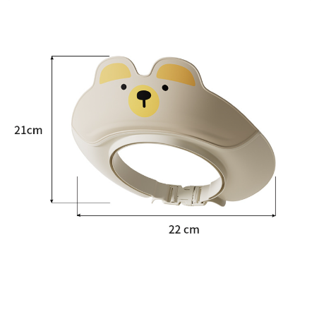 Baby Shampoo Visor Bath Cap – Adjustable Waterproof Shower Hat with Ear & Eye Protection for Babies & Toddlers