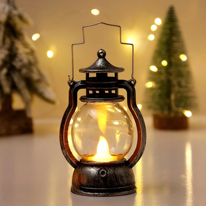 Halloween Decoration Children's Portable Retro Horror Atmosphere Kerosene Lamp Bar Party Atmosphere Creative Layout Props