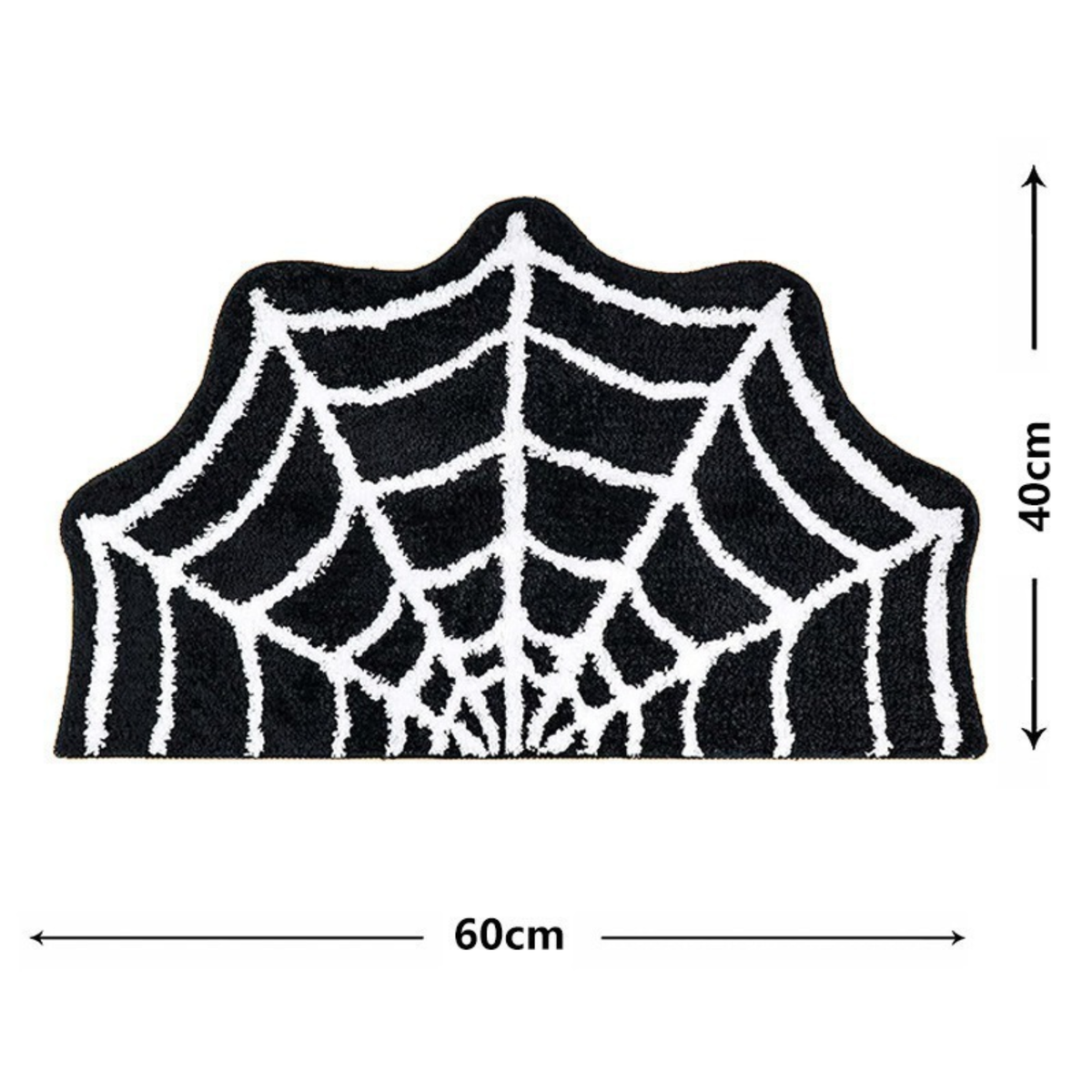 Halloween Faux Cashmere Shaped Floor Mats, Dirt-Resistant Door Mats, Thickened Skin-Friendly Bedroom Carpets