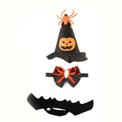 Halloween Pet Winter Warm Clothing Set Dog Clothes Winter Style Cat Costume