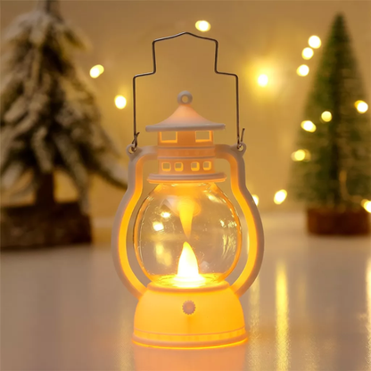 Halloween Decoration Children's Portable Retro Horror Atmosphere Kerosene Lamp Bar Party Atmosphere Creative Layout Props