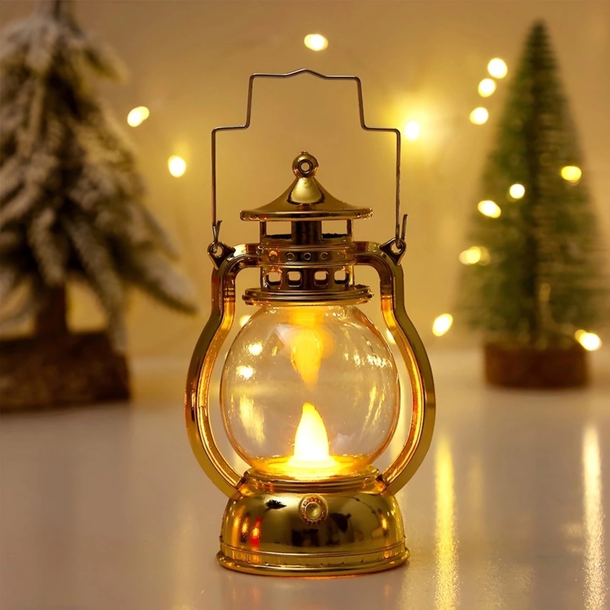 Halloween Decoration Children's Portable Retro Horror Atmosphere Kerosene Lamp Bar Party Atmosphere Creative Layout Props