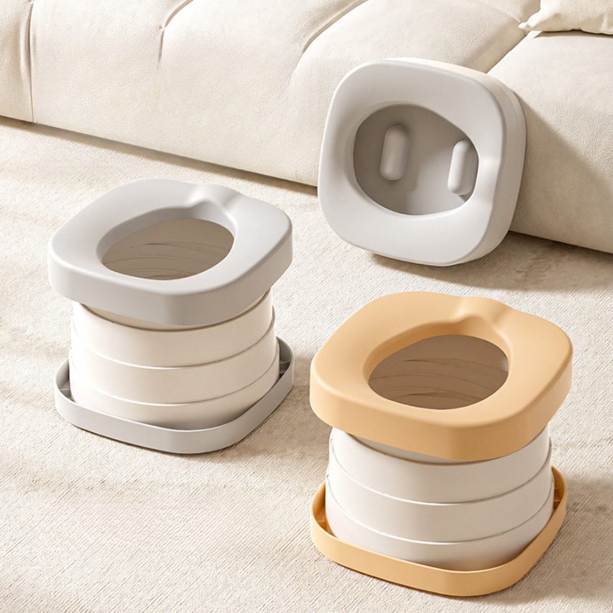 Portable Folding Potty for Kids – Collapsible Toddler Travel Toilet, Compact Potty Training Seat for Home & Travel