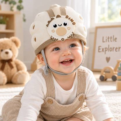 Baby Protective Safety Helmet – Lightweight Breathable Toddler Head Protection Hat for Crawling & Walking